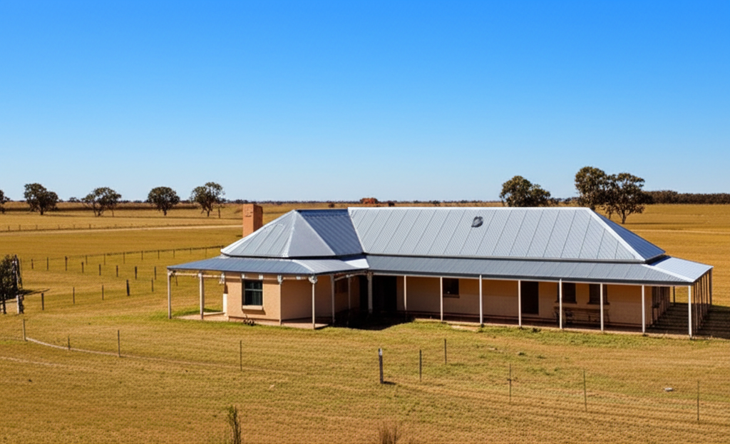 Rural property roofing on the Adelaide Plains
