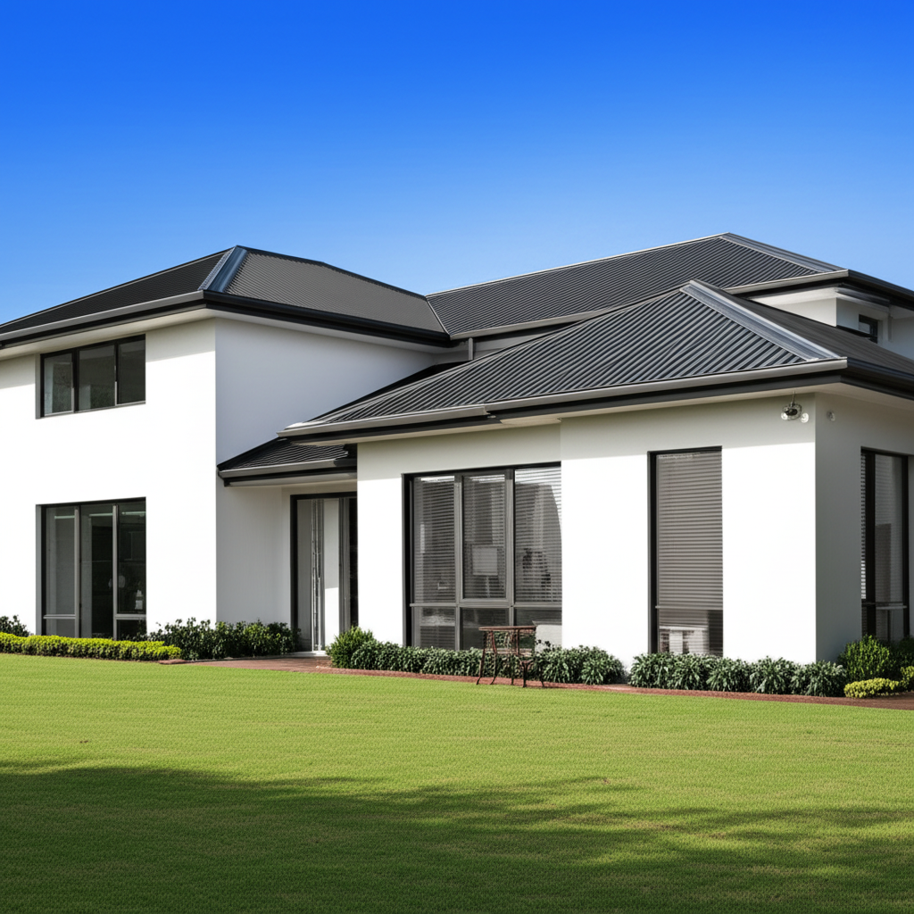 New roof installation on a modern Barossa Valley home